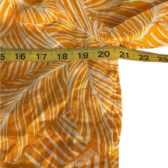 NWT Shade&Shore BEACH OUTFIT Set Women XL Boho Orange Crop Front Tie Lightweight - Picture 5 of 14